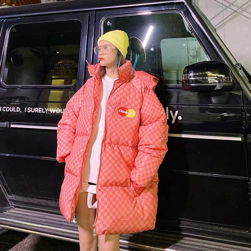 เสื้อกันหนาวบุนวม ลายตาราง 48NOV19