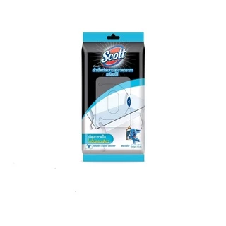 สก๊อตต์ ผ้าเช็ดทำความสะอาดกระจก พร้อมใช้ 30แผ่น x 1 แพ็ค Scott Glass & Mirror Wipes 30 Sheets (เลือกจำนวนได้)