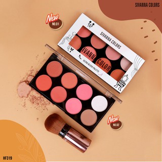 SIVANNA COLORS Ultra Blush Paletteซีเวนน่า คัลเลอร์ส อัลตร้า บลัช พาเลทท์ – HF319