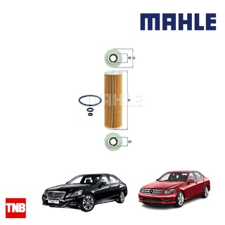 MAHLE กรองน้ำมันเครื่อง BENZ W203 W204 W211 W212 เครื่อง M271 CGI Komp OX 183-5D1 2711840225