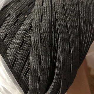 (พร้อมส่ง)ยางยืดแบบรังดุม หน้ากว้าง 1.5 , 3ซม.(สีขาว สีดำ)