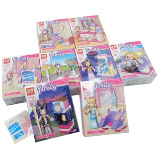 [พร้อมส่ง] ตัวต่อ Family น่ารักๆ ตามคาแรคเตอร์ รหัส Toy1-003