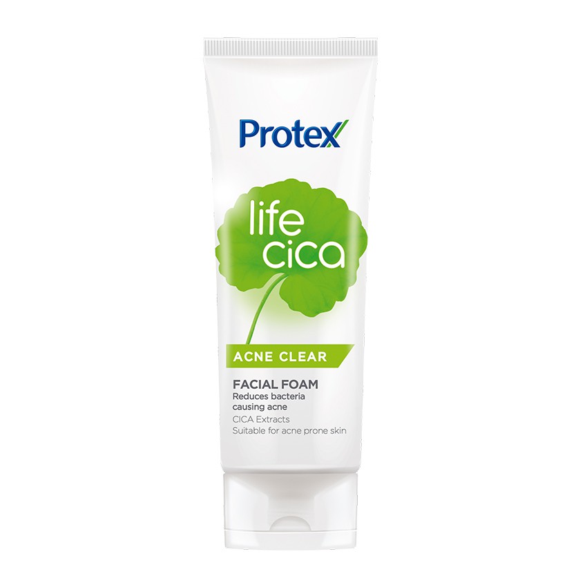 โพรเทคส์ โฟมล้างหน้า แอคเน่ เคลียร์ 100 กรัม PROTEX LIFE CICA ACNE CLEAR FOAM 100 G