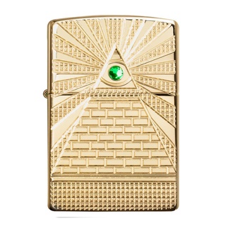 Zippo ไฟแช็กรุ่น 49060 Eye of Providence Design ของแท้ รับประกันตลอดชีวิต นำเข้าและจำหน่ายโดยตัวแทนจำหน่าย