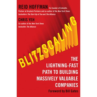 Blitzscaling by Reid Hoffman and Chris Yeh หนังสือภาษาอังกฤษนำเข้าพร้อมส่ง (New)