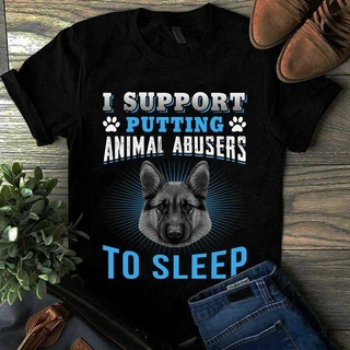 【🔥🔥】เสื้อยืดแขนสั้น คอกลม พิมพ์ลายสัตว์ Abusers To Sleep Gs Dog แฟชั่นฤดูร้อน สําหรับผู้ชาย
