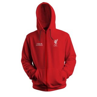 เสื้อฮูดลิเวอร์พูล LIVERPOOL (สวม) ผ้าใส่สบาย