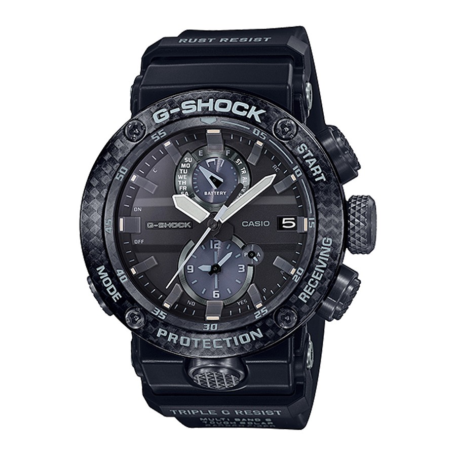 Casio G-Shock นาฬิกาข้อมือผู้ชาย สายเรซิ่น รุ่น GWR-B1000,GWR-B1000-1A - สีดำ