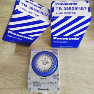 Panasonic นาฬิกาตั้งเวลา พานาโซนิค 24 ชั่วโมง มีแบตเตอรี่สำรองไฟ Automatic Time Switch TB38809NE7