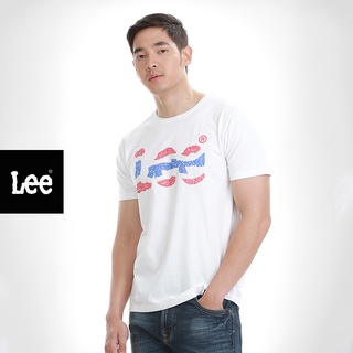 🔥 สินค้าพร้อมส่ง LEE เสื้อยืดทรงปกติ REGULAR FIT รุ่น LE MB001015 ลี เสื้อผ้าผู้ชาย เสื้อยืด เสื้อผู้ชาย -YY2061