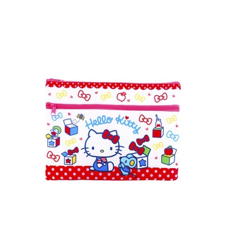 SANRIO กระเป๋าใส่เอกสาร Hello Kitty สีแดง แฟ้ม เด็ก ของเล่น