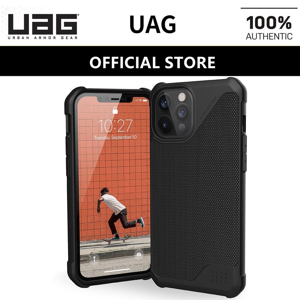 UAG Apple iPhone 12 Pro Max / iPhone 12 Pro / iPhone 12 / iPhone 12 Mini Case Cover Metropolis LT Premium Leather Case R