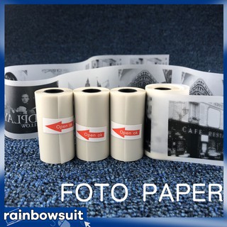 【RB】ม้วนกระดาษความร้อน กึ่งโปร่งใส ขนาด 57x30 มม. สําหรับเครื่องพิมพ์รูปภาพ Paperang