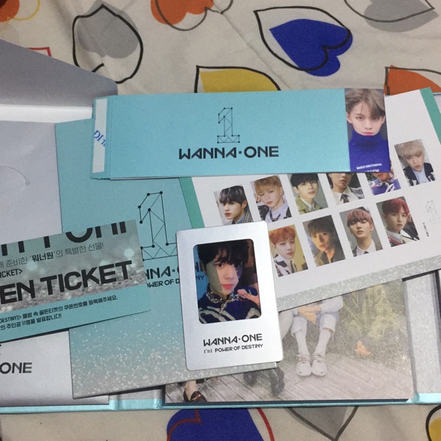 WANNAONE UNSEALED PC JIHOON ALBUM, SLEEVE BAEJIN