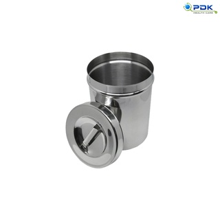 กล่องสำลีสแตนเลส/กล่องใส่สำลีทางการแพทย์ P-6093