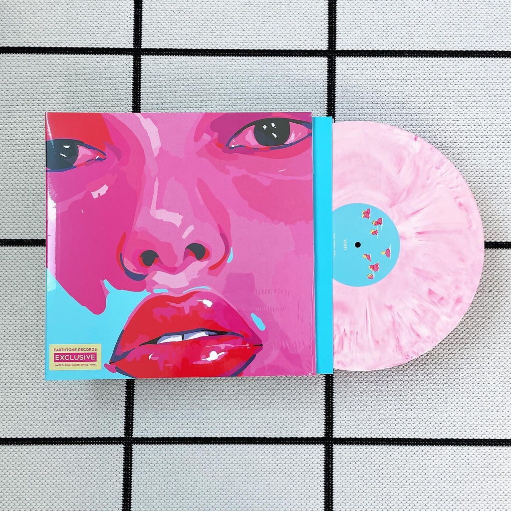 แผ่นเสียง ADOY : her Color : Pink-White Swirl Vinyl