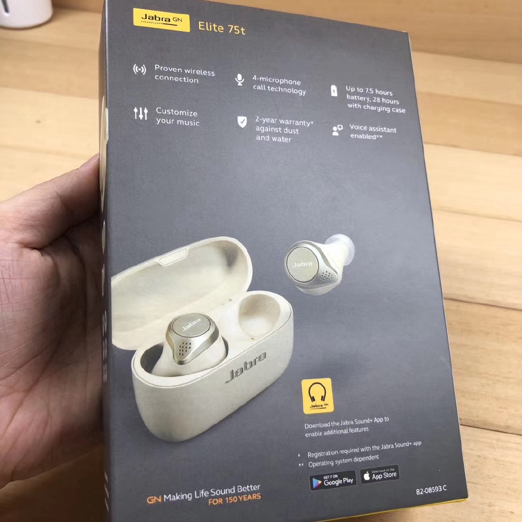 jabra elite 75t microphone