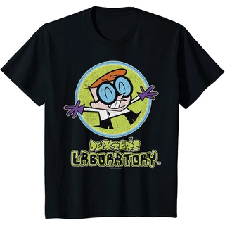 เสื้อยืดผ้าฝ้ายพรีเมี่ยม เสื้อยืด พิมพ์ลายโลโก้ Cn Dexters Laboratory Dexter