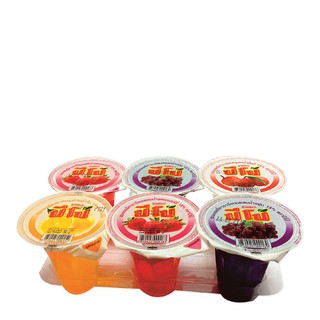 ปีโป้ เยลลี่ ขนาด 90 กรัม แพ็ค x 6 ถ้วย Pipes, Jelly, 90 grams, pack x 6 cups