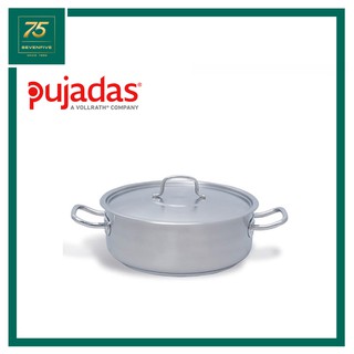 PUJADAS หม้อ Casserole  สแตนเลส 304 พร้อมฝาปิด PUJ1-207