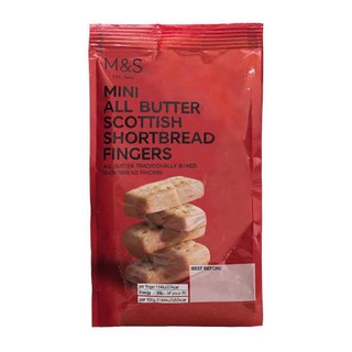 คุกกี้เนย mini all butter shortbread finger จาก marks&amp;spencer ขนาด 125 กรัม M&amp;S