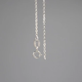 100% เงินสเตอร์ลิง S925 สร้อยคอเงิน 1.2 มม.ผู้หญิง Link Chain แฟชั่น Cool Silver Choker