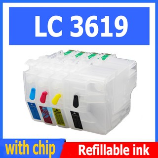 LC 3619 LC 3617 Refill Ink Cartridge  LC 3619 LC 3617 compatible for Brother J2330/J2330DW/J2730DW/J3530DW (พร้อมชิป)