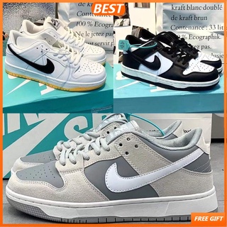 ▬X3-D2 ส่ง Men Women Casual Flat Shoes Flat Air Force 1 SB Dunk Low Wanita Perempuan Lelaki Wanita Perempuan Kasut Sukan