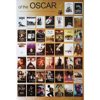 โปสเตอร์ หนัง Movie Oscar รางวัลออสการ์ โปสเตอร์ติดผนัง โปสเตอร์สวยๆ ภาพติดผนัง poster ส่งEMSด่วนให้เลยครับ