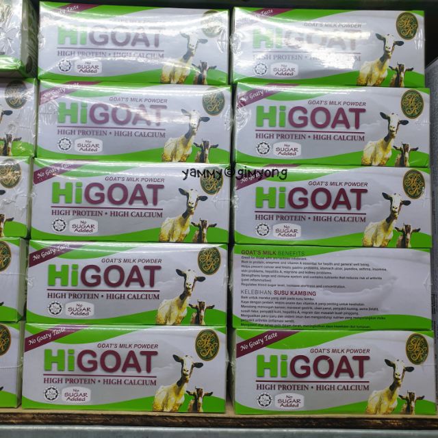 HiGOAT Goat's Milk Powder ไฮโก๊ต นมแพะ ผงนมแพะสำเร็จรูป นมแพะสำเร็จรูป นำเข้าจากมาเลเซีย