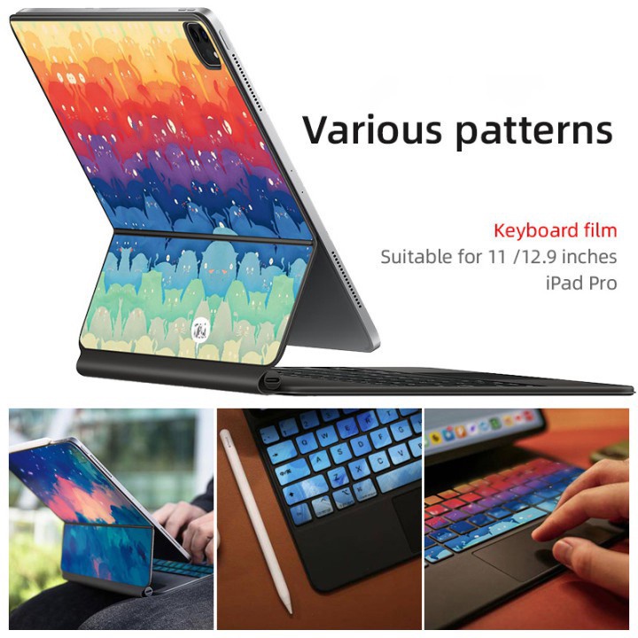 Suitable For Magic Keyboard Skin Sticker 2022 IPad Pro4 11 inch ipad pro 6 12.9 ipad air 4/5 10.9 Ta