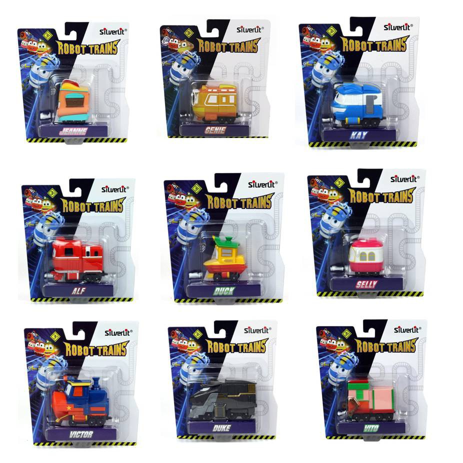 (ของแท้ 100% หายากแล้ว บางตัวหมดแล้วหมดเลยนะคะ) รถเหล็ก Robot Train Die-Cast โรบอทเทรน