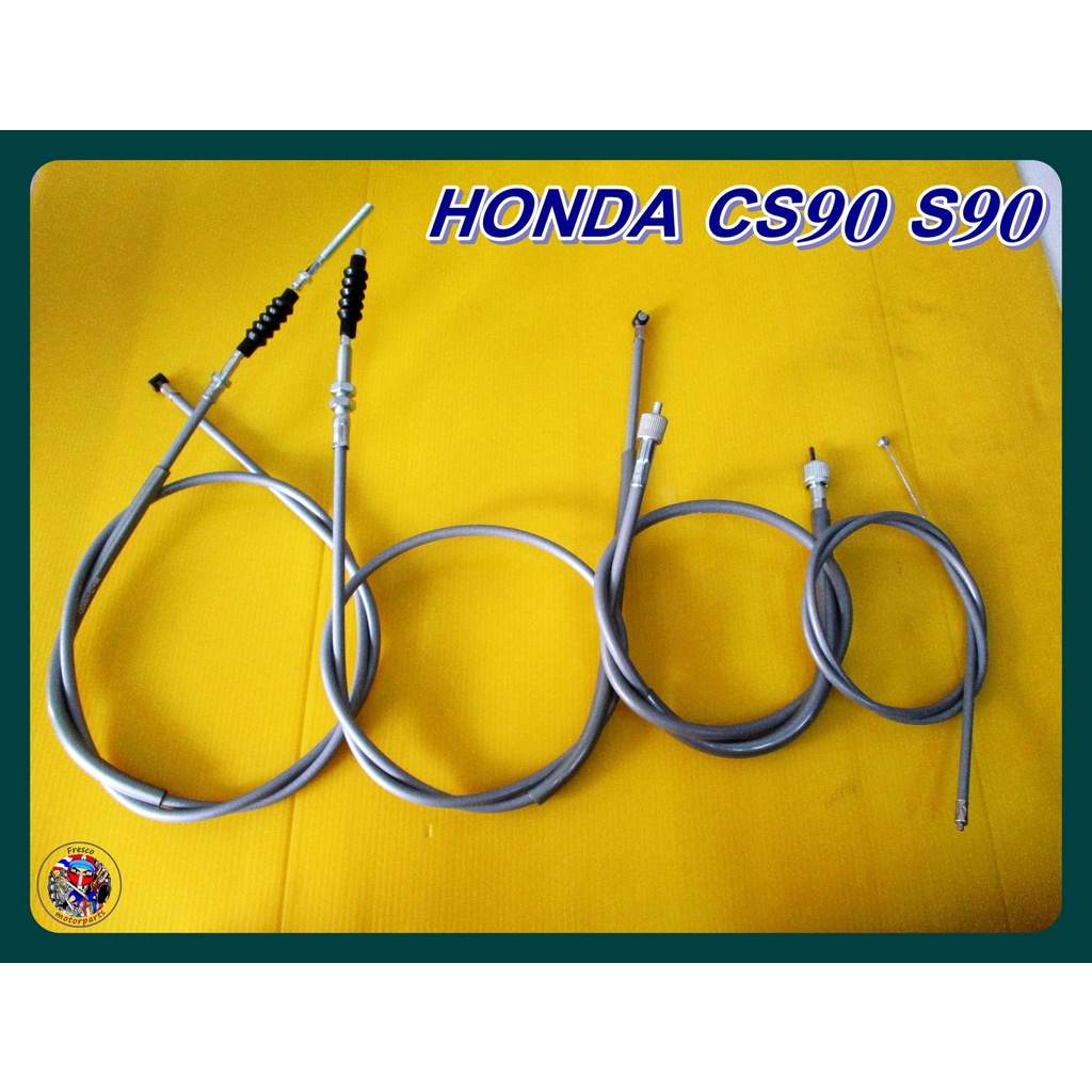 ชุดเช็ทสาย HONDA CS90 S90 CL90  CABLE SET 4ชิ้น