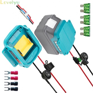 Battery Mount Connector Adapter for Makita 18V Base Stand with 14 awg Wire(in stock）