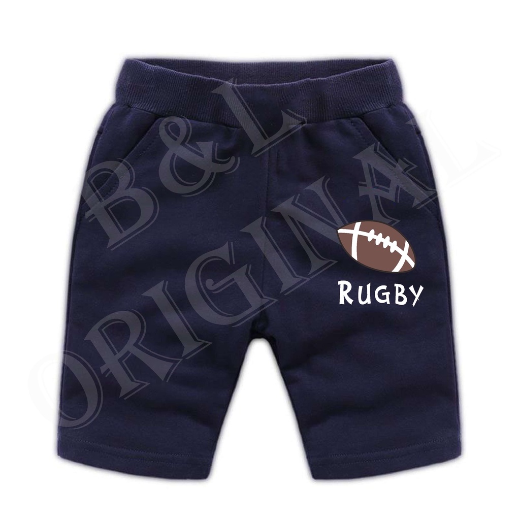 กางเกงขาสั้น BS RUGBY สําหรับ CHILDREN 1-7 YEARS//REALPIC//คุณภาพดี