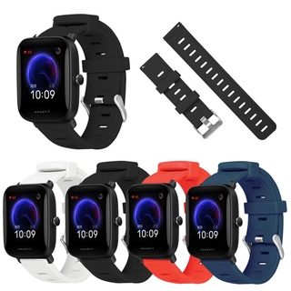 สายนาฬิกาข้อมือทดแทน แบบซิลิโคน สำหรับ หัวหมี่ Amazfit Bip U