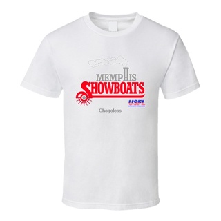 Gildan เสื้อยืดผ้าฝ้ายแท้ พิมพ์ลายฟุตบอล Memphis Showboats Usfl สําหรับผู้ชายS-5XL