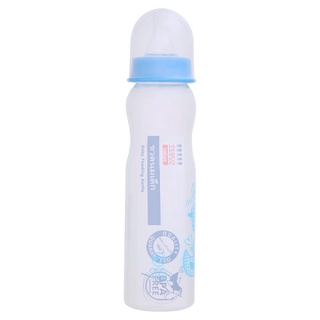 ว๊าว🍟 เทสโก้ แวลู ขวดนมเด็กปลอดสารบีพีเอ สีฟ้า ขนาด 8 ออนซ์ 1 ขวด Tesco Value 8oz Blue Color Baby Feeding Bottle 1pc