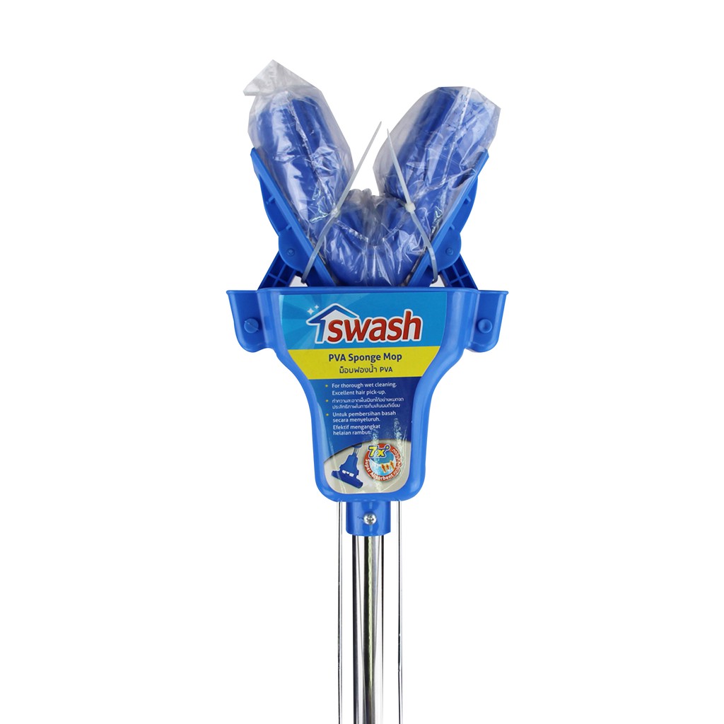 SWASH PVA Sponge Mop - สวอช ม็อบฟองน้ำพีวีเอด้ามปรับระดับ ไม้ม็อบ ม็อบฟองน้ำ - รูปที่ 2