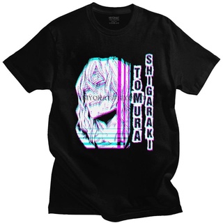 【hot sale】เสื้อยืดคอกลม แขนสั้น ผ้าฝ้าย พิมพ์ลายอนิเมะ Tomura Shigaraki Glitch สไตล์ญี่ปุ่น สําหรับผู้ชาย