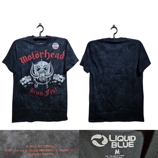 เสื้อวง MOTOR HEAD BY  LIQUID BLUE  สินค้าลิขสิทธิ์แท้ มือ1 นำเข้าจากUSA ป้าย สกรีนคอ Liquid Blue