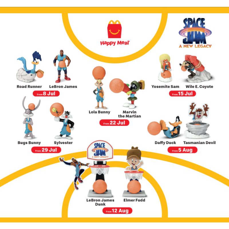 McDonalds Happy Meal Space Jam A New Legacy Jul To Aug 21