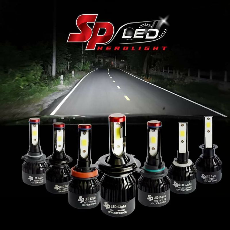 ไฟหน้ารถยนต์ SP-LED รุ่น V.2 H4, H11, HB4(9006)