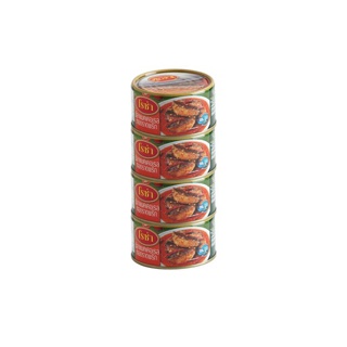 โปรโมชั่น Flash Sale : โรซ่า ปลากระป๋อง ปลาแมคเคอเรลทอดราดพริก ขนาด 140 กรัม แพ็ค 4 กระป๋อง