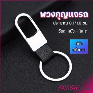 พวงกุญแจรถ พวงกุญแจ พวงกุญแจโลหะ + หนัง car keychain