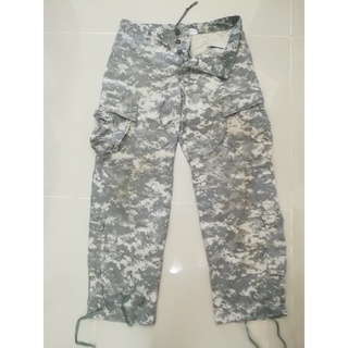 04TACUกางเกง ทหารUSขนาดM-Sรอบเอว31-35นิ้วTROUSER ARMY COMBATลายพรางดิจิตอลACUผ้า50/50