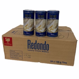 REDONDO Vanilla กระป๋องสีน้ำเงิน 125g 1ลัง/24กระป๋อง ราคาส่ง ยกลัง  พร้อมส่ง!!