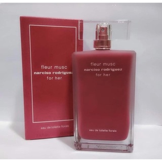 น้ำหอม Narciso rodriguez For Her Fleur Musc EDT 100 ml. *กล่องขาย* 【ของแท้ 100 % 】ส่งฟรี 📦🛵🚚📦🛵🚚