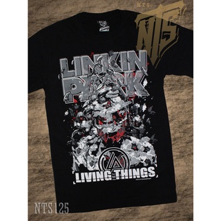 เสื้อยืดผ้าฝ้ายพรีเมี่ยม NTS 125 Linkin Park ROCK เสื้อยืด เสื้อวง เสื้อดำ สกรีนลายอย่างดี ผ้าหนานุ่ม ไม่หดไม่ย้วย NTS T