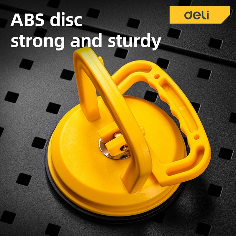 Deli ตัวดูดกระจก ยางดูดกระจก ที่ดูดกระจก 1 ตา รับน้ำหนักสูงสุด 20/40kg ตัวดูดติดกระจก ตัวดูดจับกระจก Glass Sucker - รูปที่ 2